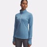 Launch Pro Half-Zip Longsleeve Dames-Blauw