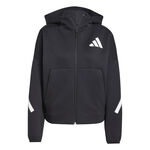 adidas Kleding adidas Trainingsjack Dames-Zwart,Wit