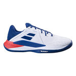 Babolat Tennisschoenen Babolat Propulse Fury 3 Gravelschoen Heren - wit, donkerblauw