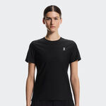 On Kleding On Court-T T-shirt Dames-zwart