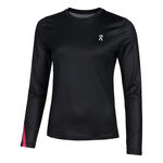 On Kleding On Court Longsleeve Dames-Zwart