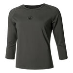 Quiet Please Kleding Quiet Please Sparkle Stripe Longsleeve Dames-Antraciet