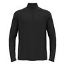 Essential 1/2 Zip Hardloopshirt Heren-zwart