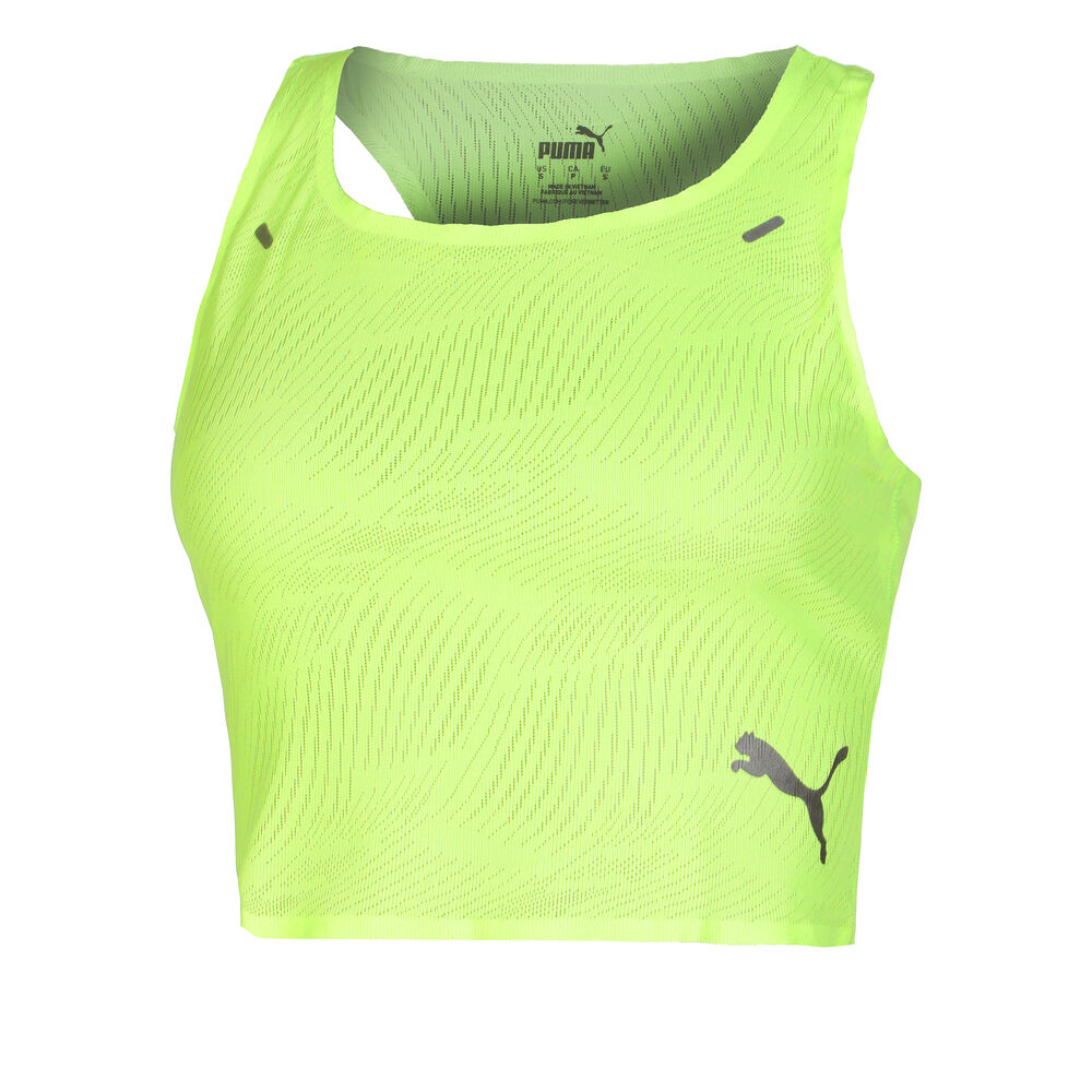 Puma Run Ultraspun Crop Hardloopshirt Dames