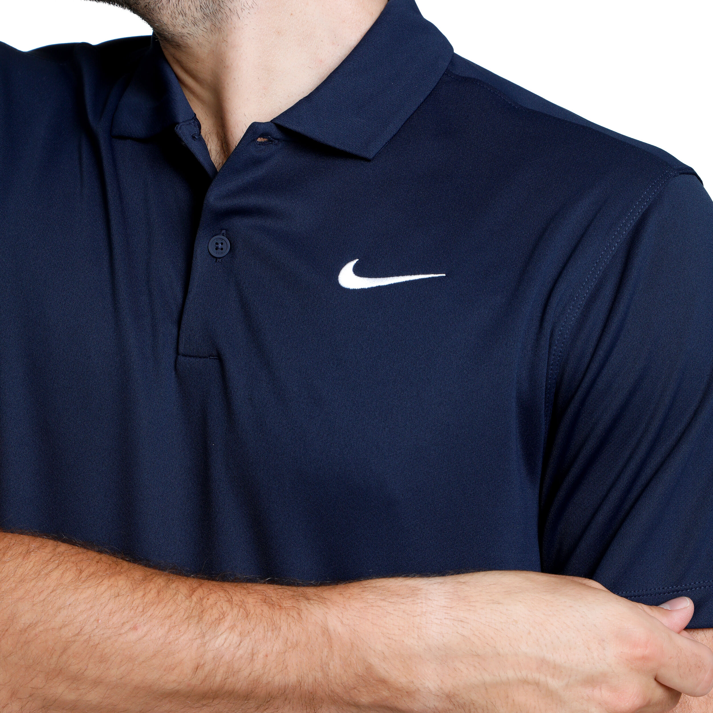 Buy Nike Dri Fit Solid Polo Heren Donkerblauw online Tennis Point NL