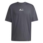adidas Kleding adidas GFX Glob T-shirt Heren - donkergrijs, 