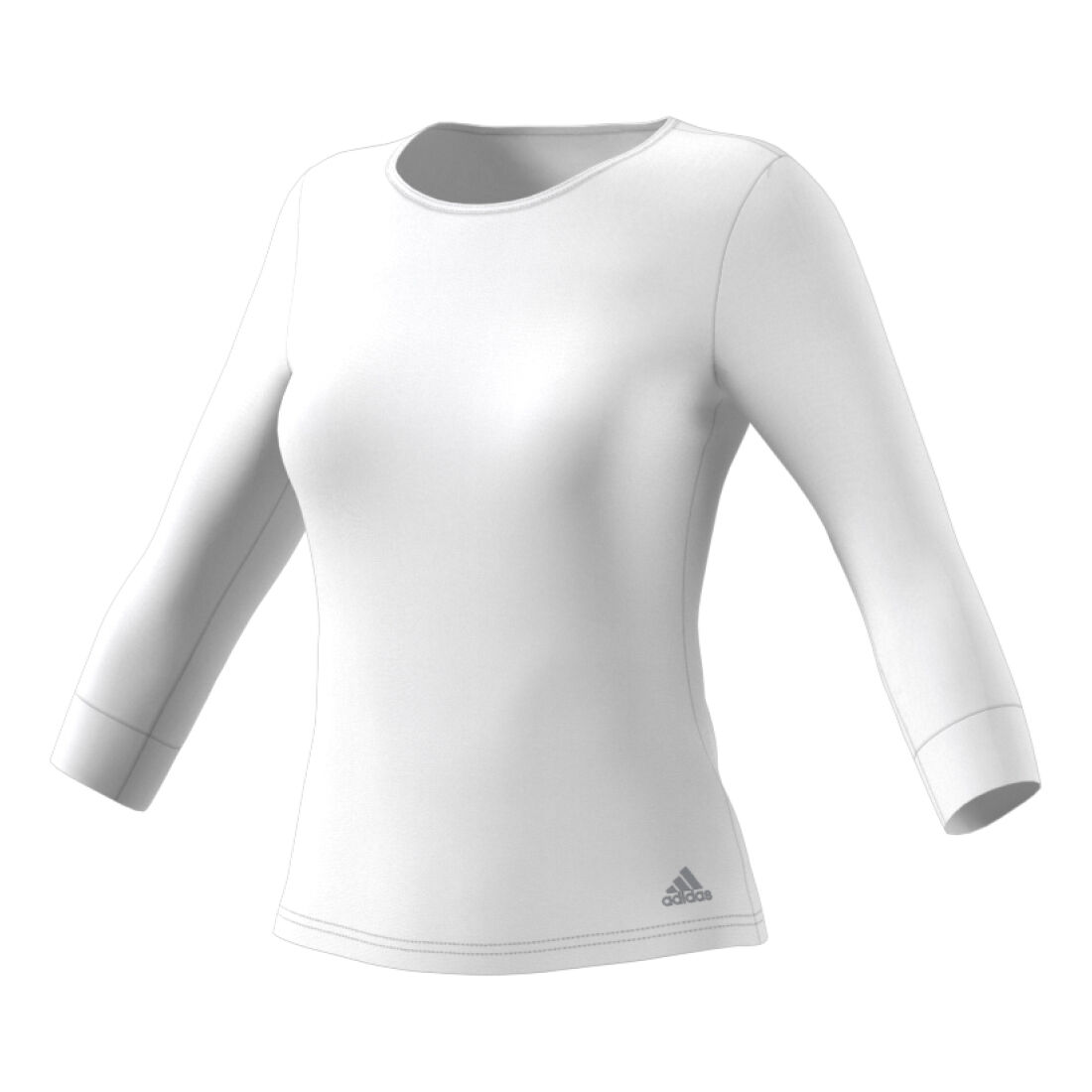 adidas Advantage Longsleeve Dames Wit, Lichtgrijs online adidas Advantage Longsleeve Dames Wit, Lichtgrijs online