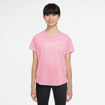 Nike Kleding Nike Dri-Fit One T-shirt Meisjes-Roze,Wit