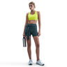 Swoosh Medium Sport-bh Dames - limoen, wit