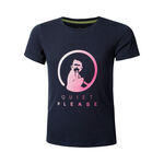 Quiet Please Kleding Quiet Please Logo T-shirt Meisjes-Donkerblauw