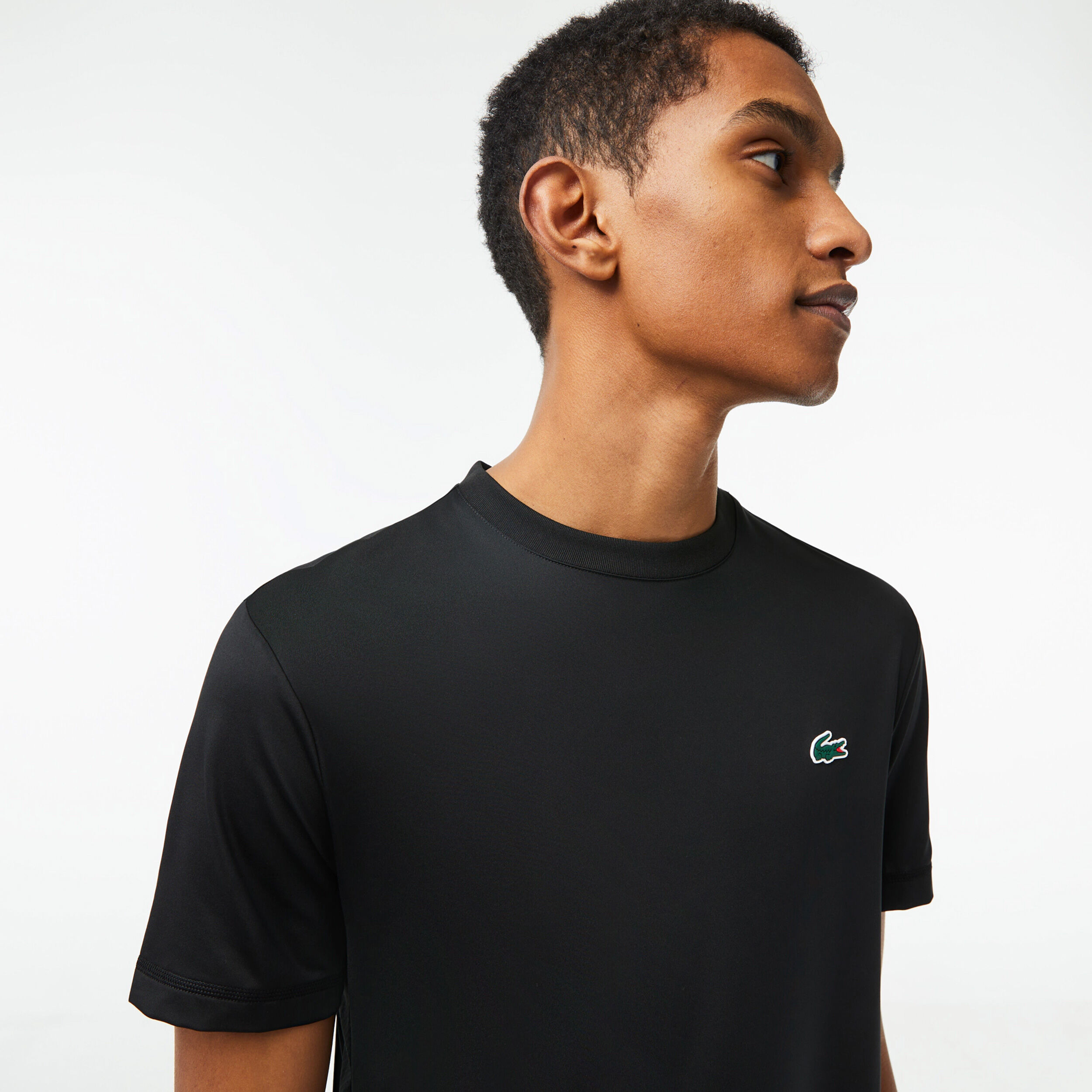 Buy Lacoste Active T shirt Heren Zwart online Tennis Point NL