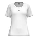 HEAD Kleding HEAD Club 25 Tech T-shirt Dames-Wit