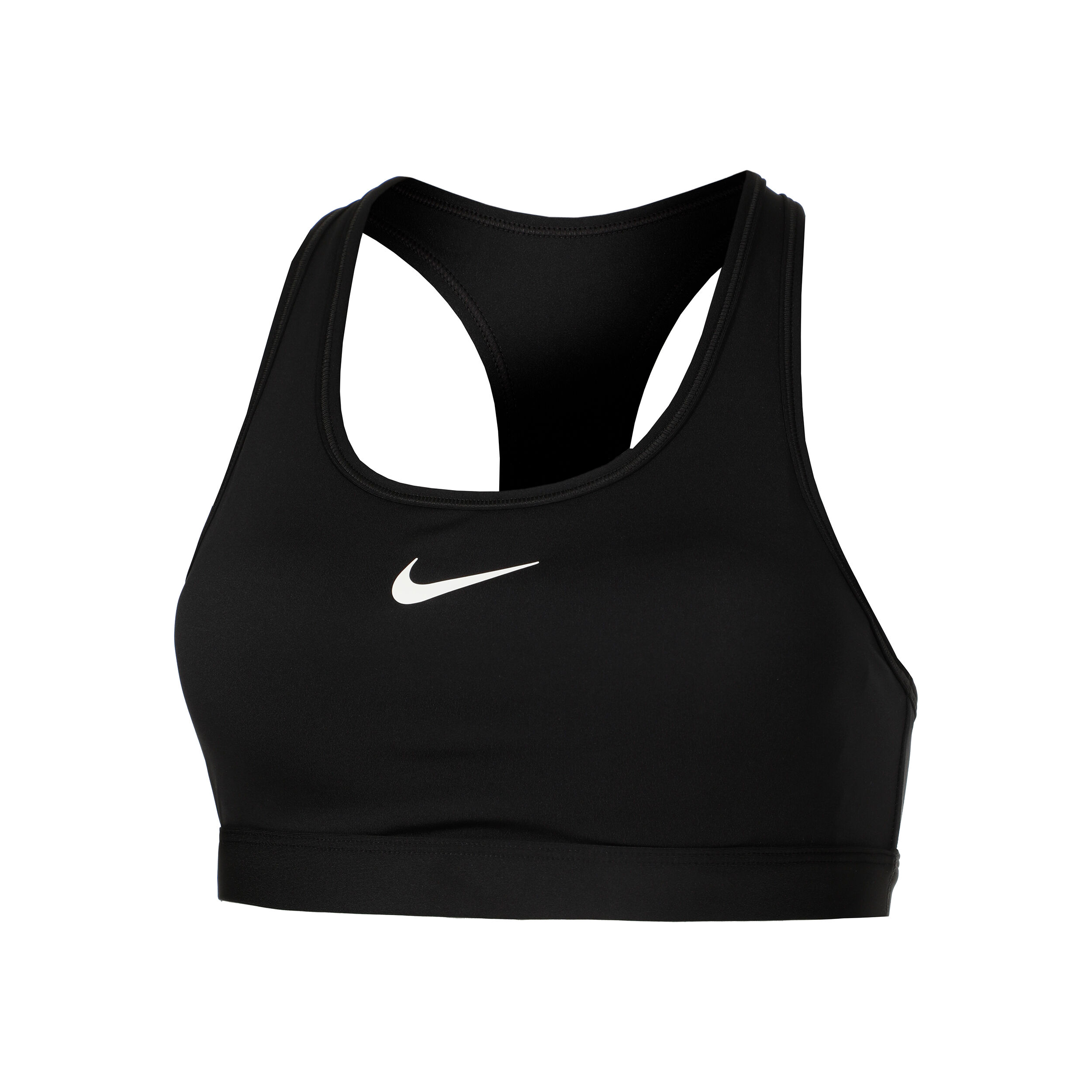 Swoosh Medium Sport bh Dames Zwart