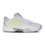 K-Swiss Tennisschoenen K-Swiss Hypercourt Express 2 CLAY Gravelschoen Dames-Wit,Lichtgrijs