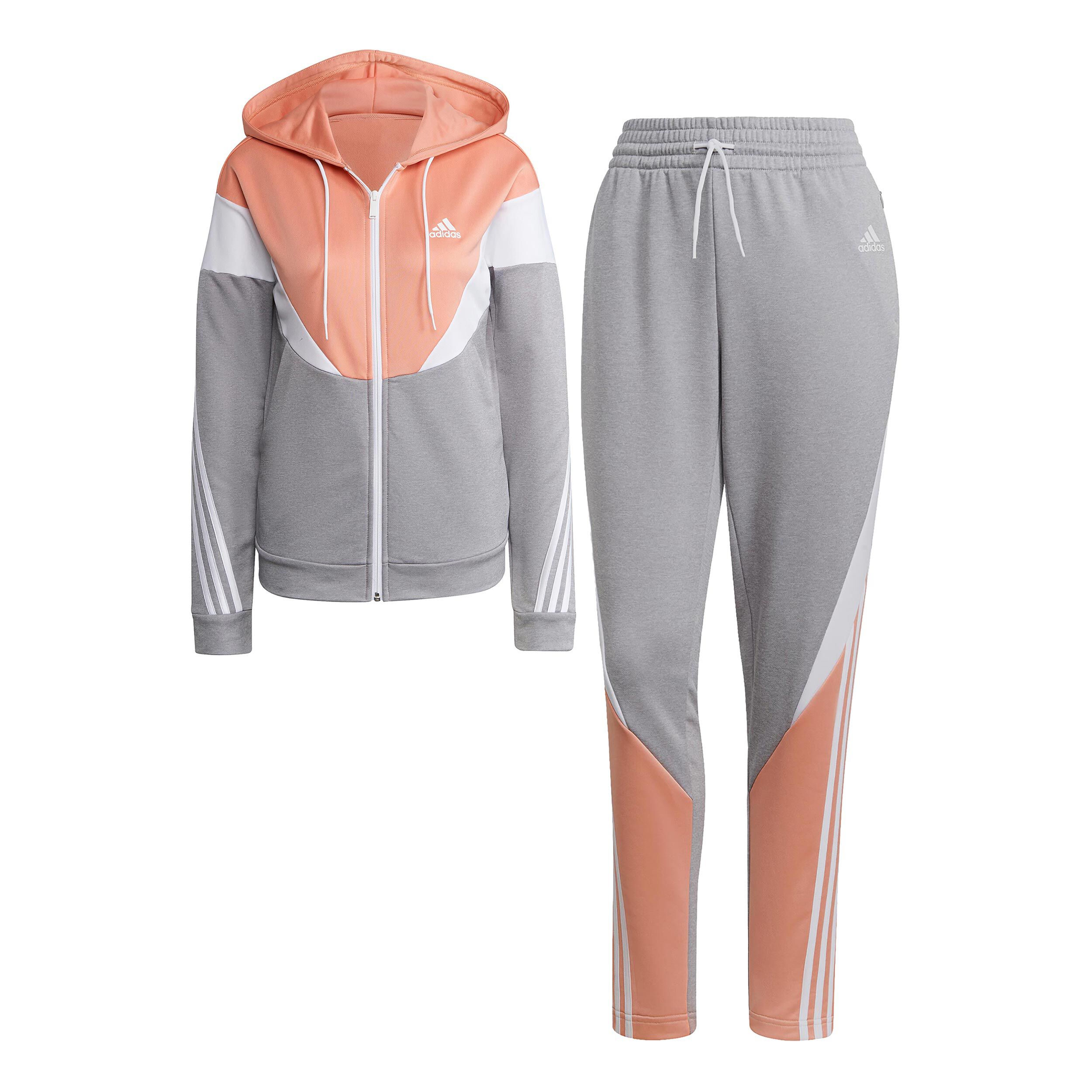 Adidas trainingspak dames grijs on sale