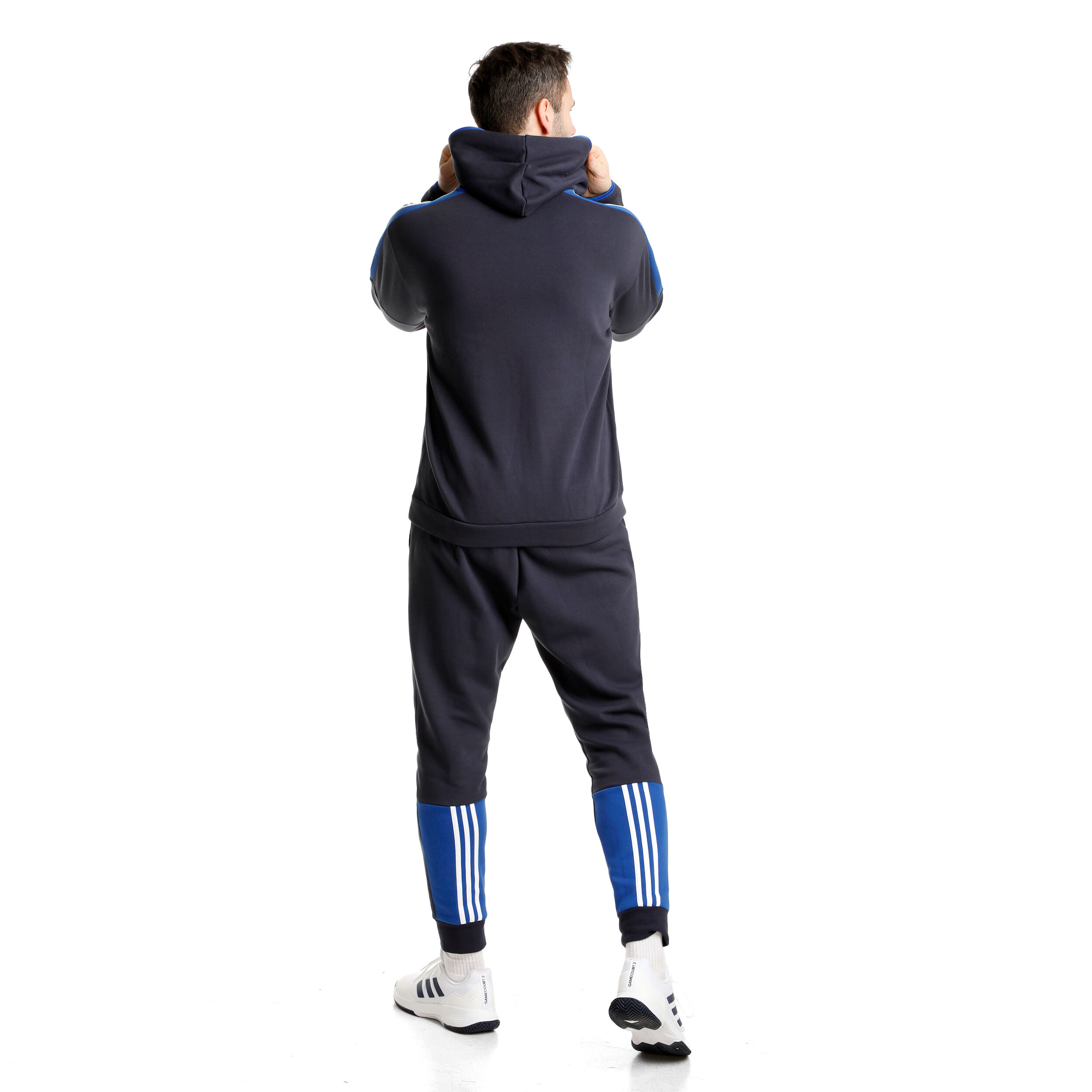 Buy adidas Fleece Color Block Trainingspak Heren Blauw online Tennis Point NL