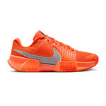 Nike Tennisschoenen Nike Zoom GP Challenge Pro Gravelschoen Heren-Neonrood,Zilver
