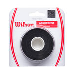 Wilson Overgrips Wilson Dry Verpakking 3 Stuks-Zwart