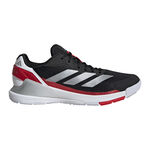adidas Padel schoenen adidas Crazyquick LS Padel Schoen Heren-Zwart,Zilver