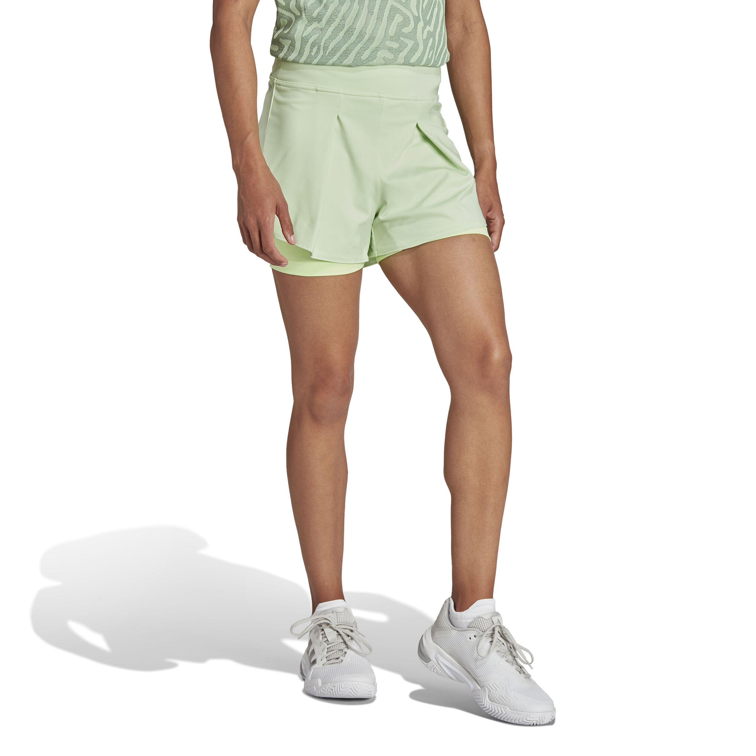 Buy adidas Match Shorts Dames Lichtgroen online Tennis Point NL