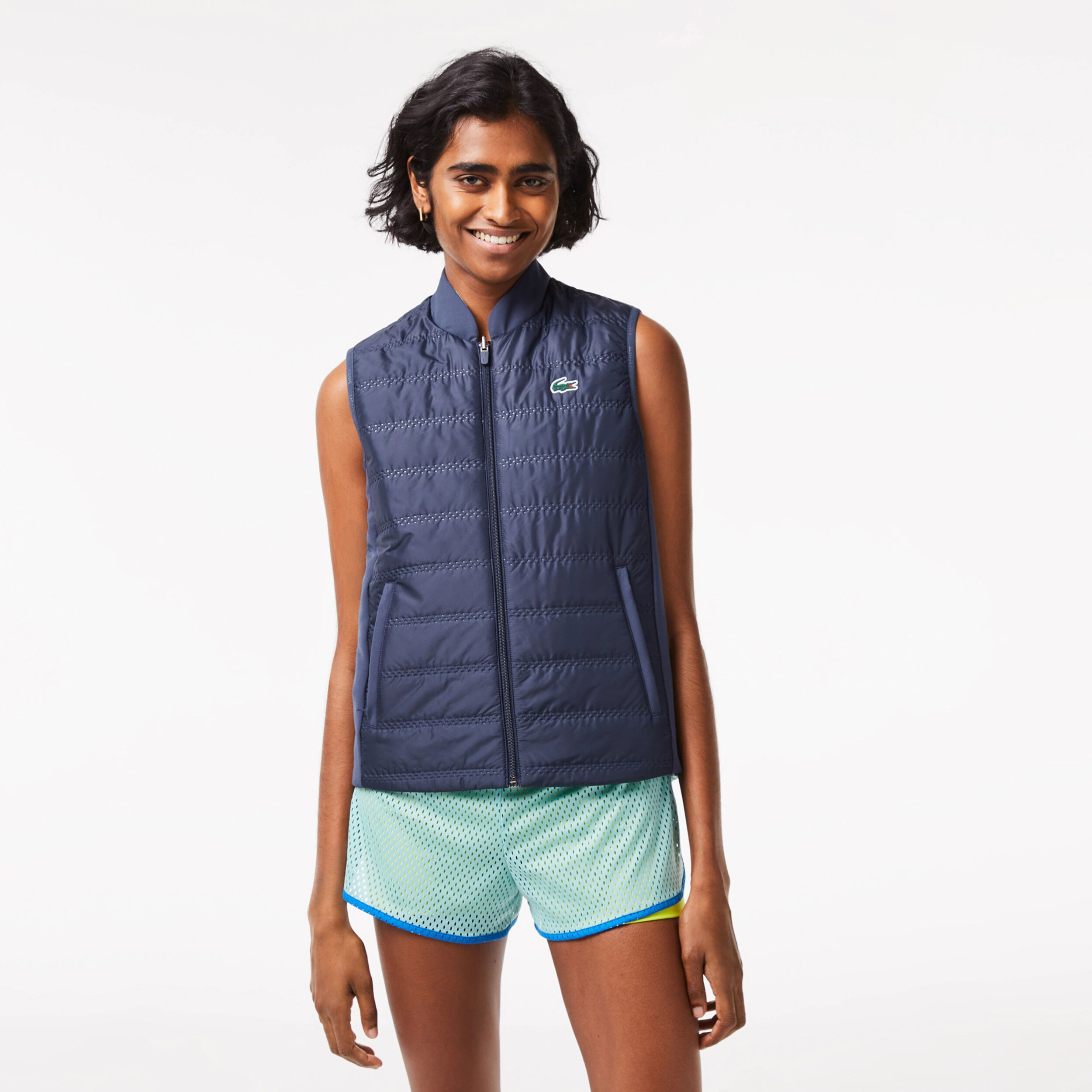 Vest Dames Blauw Mint