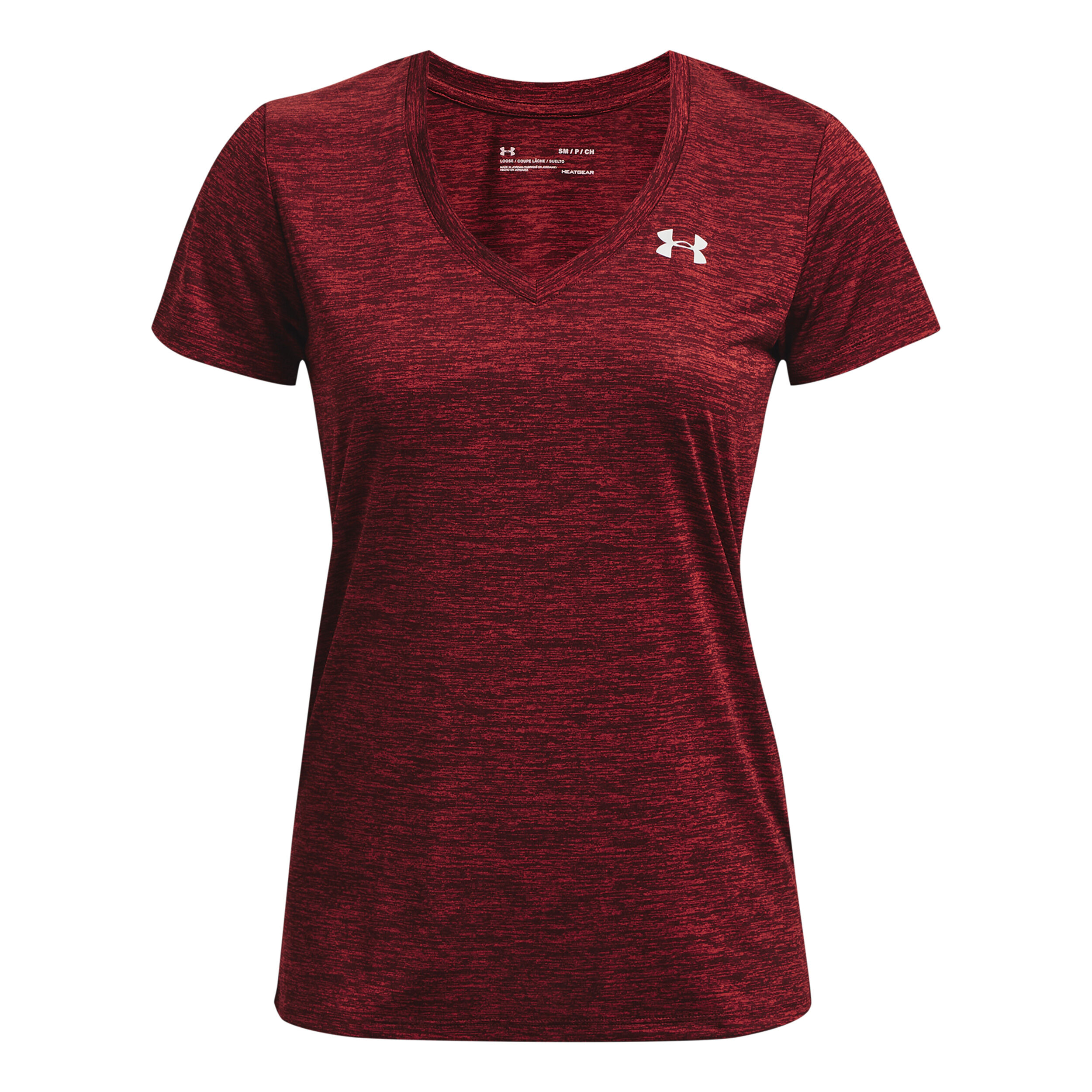 Buy Under Armour Tech Twist T shirt Dames Donkerrood online Tennis Point NL