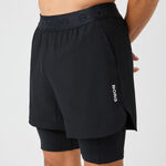 Bj&ouml;rn Borg Tenniskleding Bj&ouml;rn Borg Borg 2 In 1 Shorts Heren - zwart