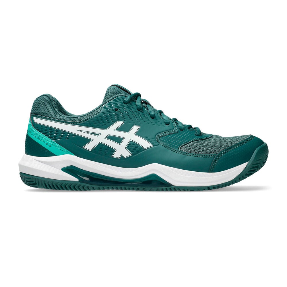 ASICS GEL-DEDICATE 8 Tennisschoenen Heren-petrolblauw, turkoois