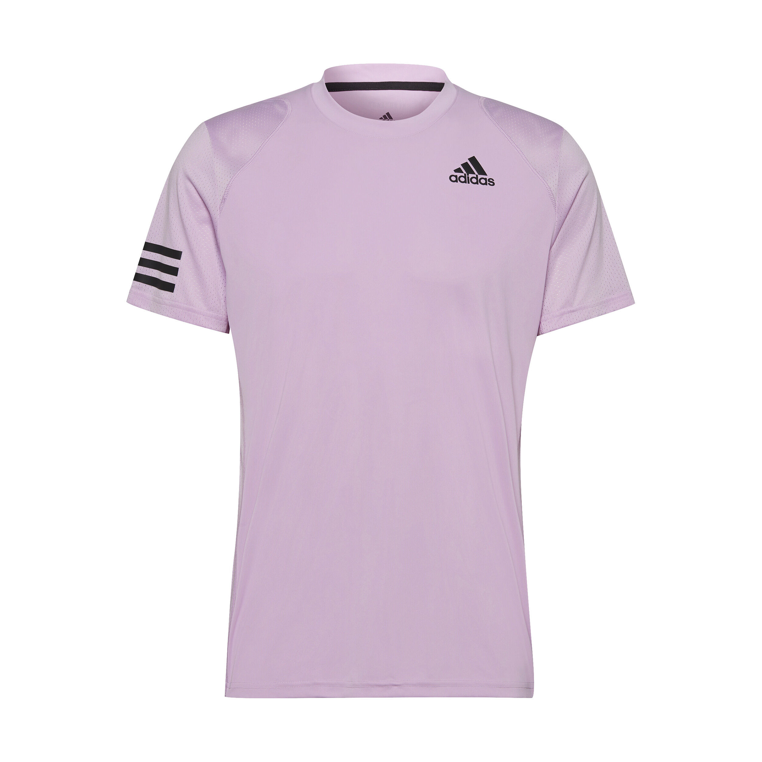 Club 3 Stripes T shirt Heren Mauve