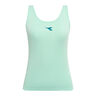 Court Tanktop Dames-groen