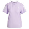 Own The Run Hardloopshirt Dames-Mauve,Wit