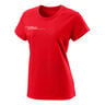 Team II Tech T-shirt Dames-Rood