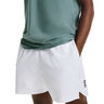 5in Court Shorts Heren-wit