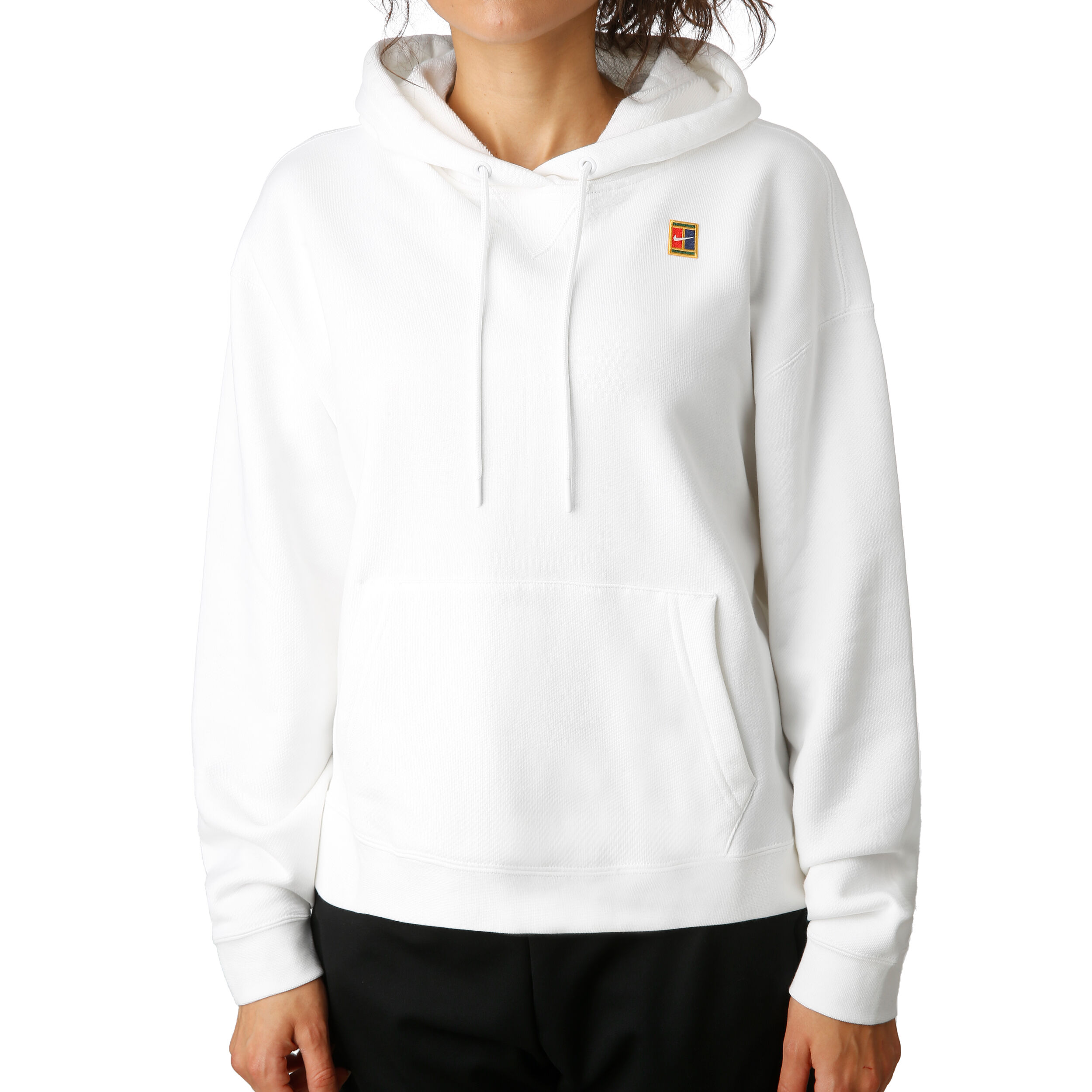 Buy Nike Court Heritage Sweater Met Capuchon Dames Wit Veelkleurig online Tennis Point NL