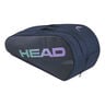 Tour Racquet Bag L Rackettas 9 stuks - blauw