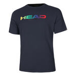 HEAD Kleding HEAD Rainbow T-shirt Heren - blauw, 