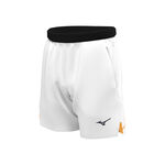 Mizuno Kleding Mizuno Daybreakers Amplify 8in Shorts Heren-Wit,Citroengeel