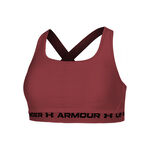 Under Armour Kleding Under Armour Crossback Mid Sport-bh Dames-Wijnrood