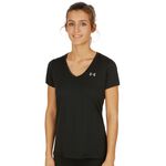Under Armour Kleding Under Armour Tech Solid T-shirt Dames-Zwart,Zilver