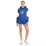 Quiet Please Kleding Quiet Please Retro Stripe Sweater Met Capuchon Dames-Blauw,Veelkleurig