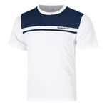 Sergio Tacchini T-shirt Sergio Tacchini Riflesso PL T-shirt Heren - wit, donkerblauw