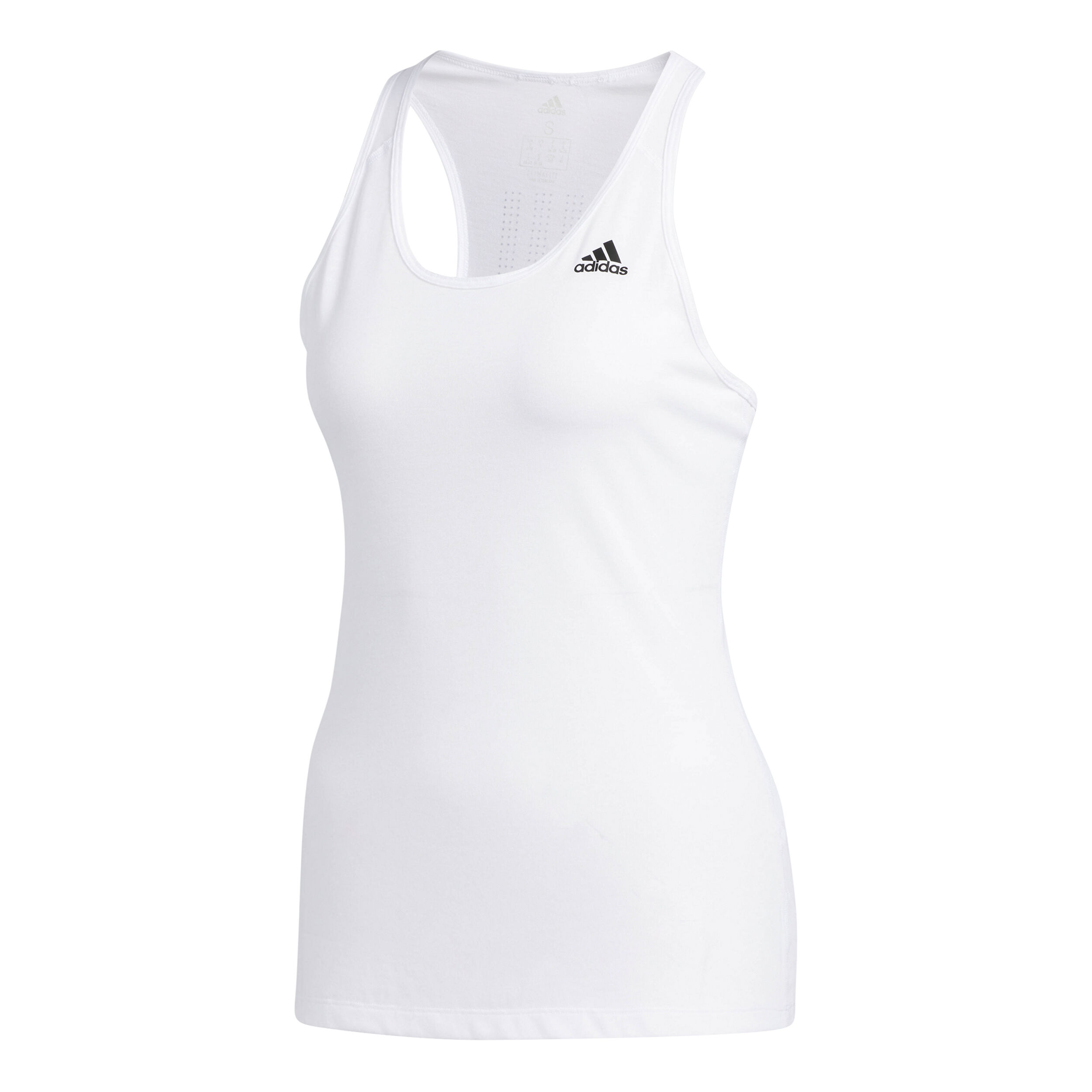 Prime 3 Stripes Tanktop Dames Wit Donkergrijs