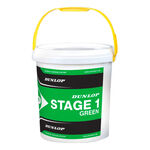 Dunlop Tennisballen Dunlop Mini Tennis Stage 1 Green  Emmer 60 stuks 