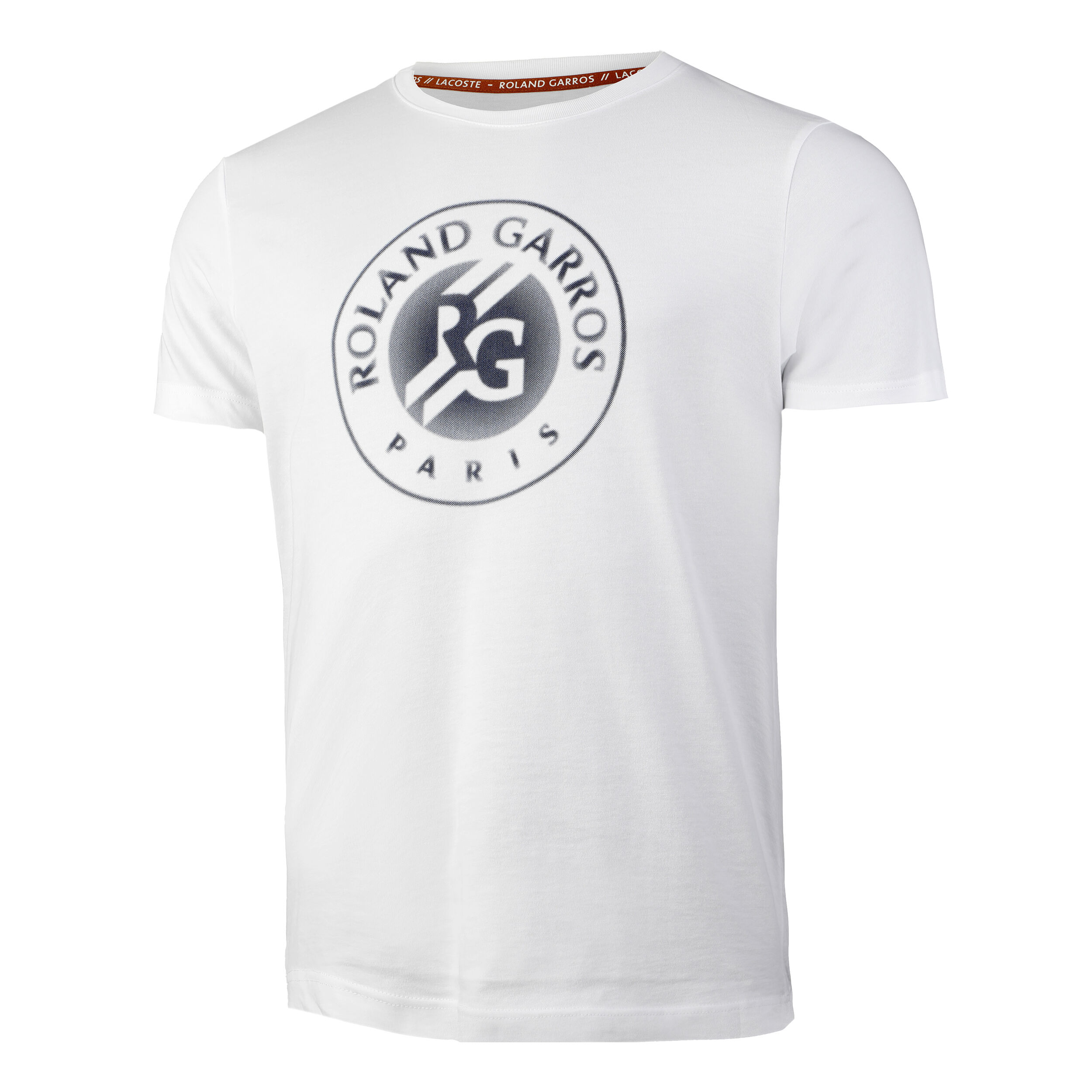 Buy Lacoste Roland Garros T shirt Heren Wit Blauw online Tennis