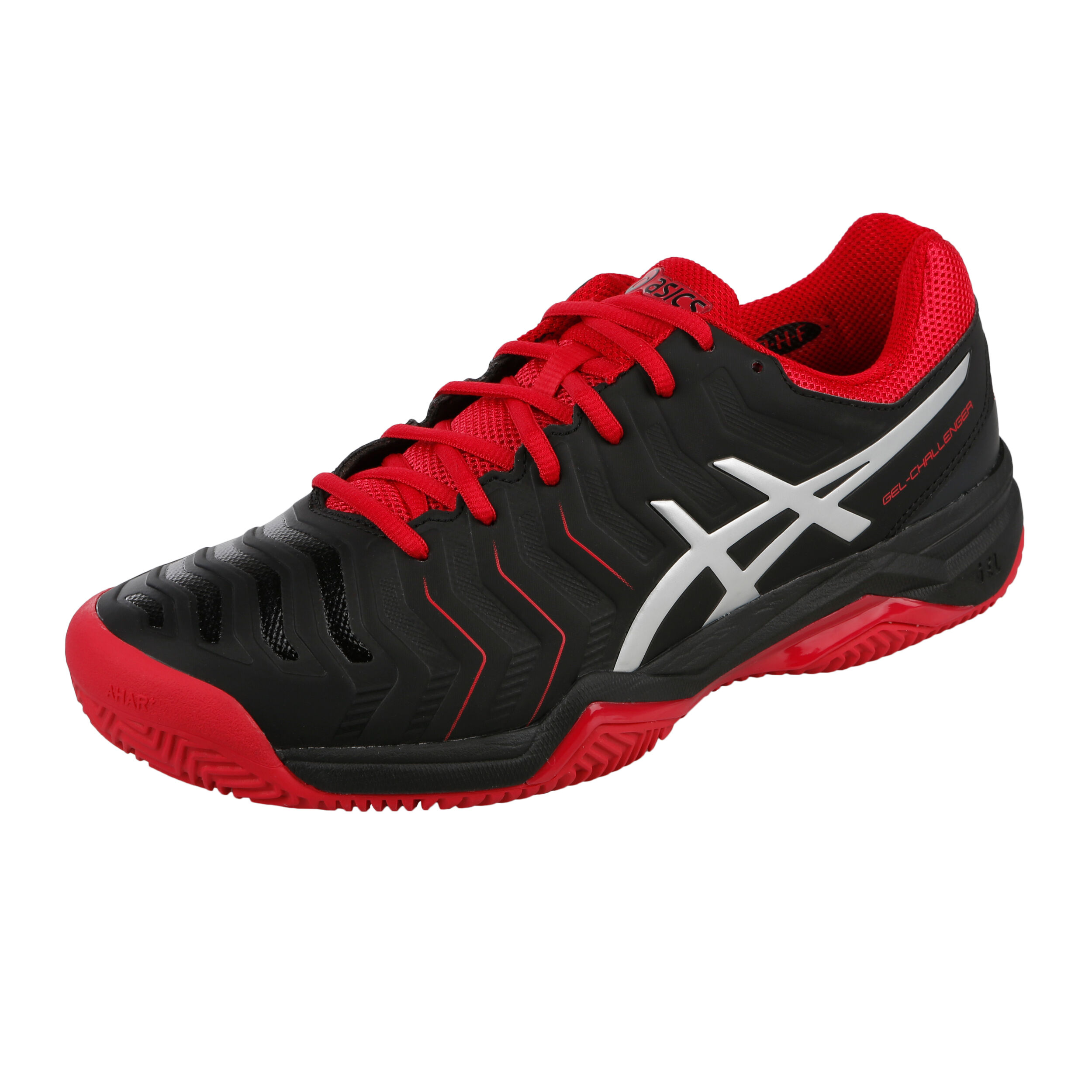 Asics Gel Challenger 11 Clay Gravelschoen Heren Zwart, Rood Asics Gel Challenger 11 Clay Gravelschoen Heren Zwart, Rood