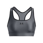 Under Armour Kleding Under Armour Heatgear Mid Padless Sport-bh Dames-Grijs