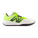 New Balance Allcourt schoen New Balance 696v6 Allcourt schoen Heren-wit, neongeel