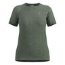 Essential Seamless Hardloopshirt Dames-olijf