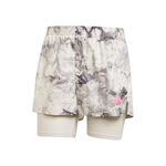 adidas Kleding adidas Own The Run 2in1 Hardloopshorts Dames-Grijs,Zwart