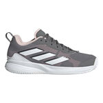 adidas Tennisschoenen adidas Avaflash Gravelschoen Dames - grijs, roze